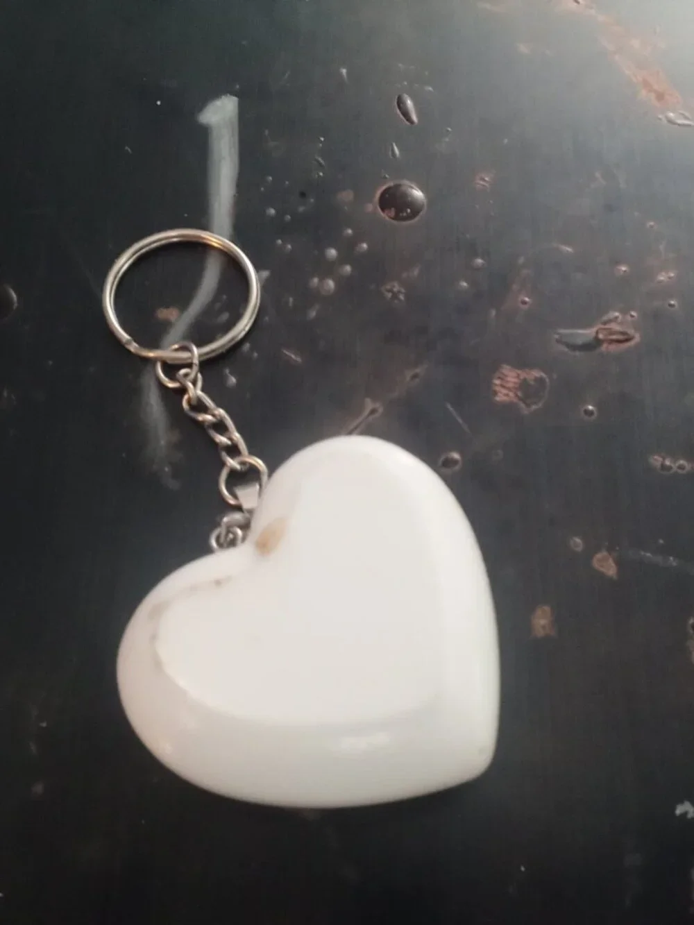 Handmade Heart Keychain